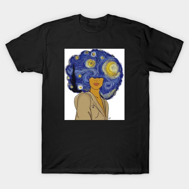 Starry Nights T-Shirt by bananapeppersart